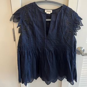 cotton zadig voltaire top